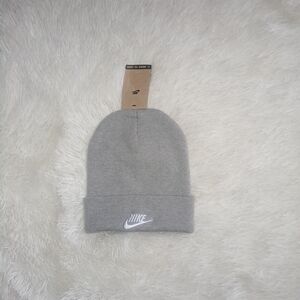 Nike Light Gray Knit Beanie
